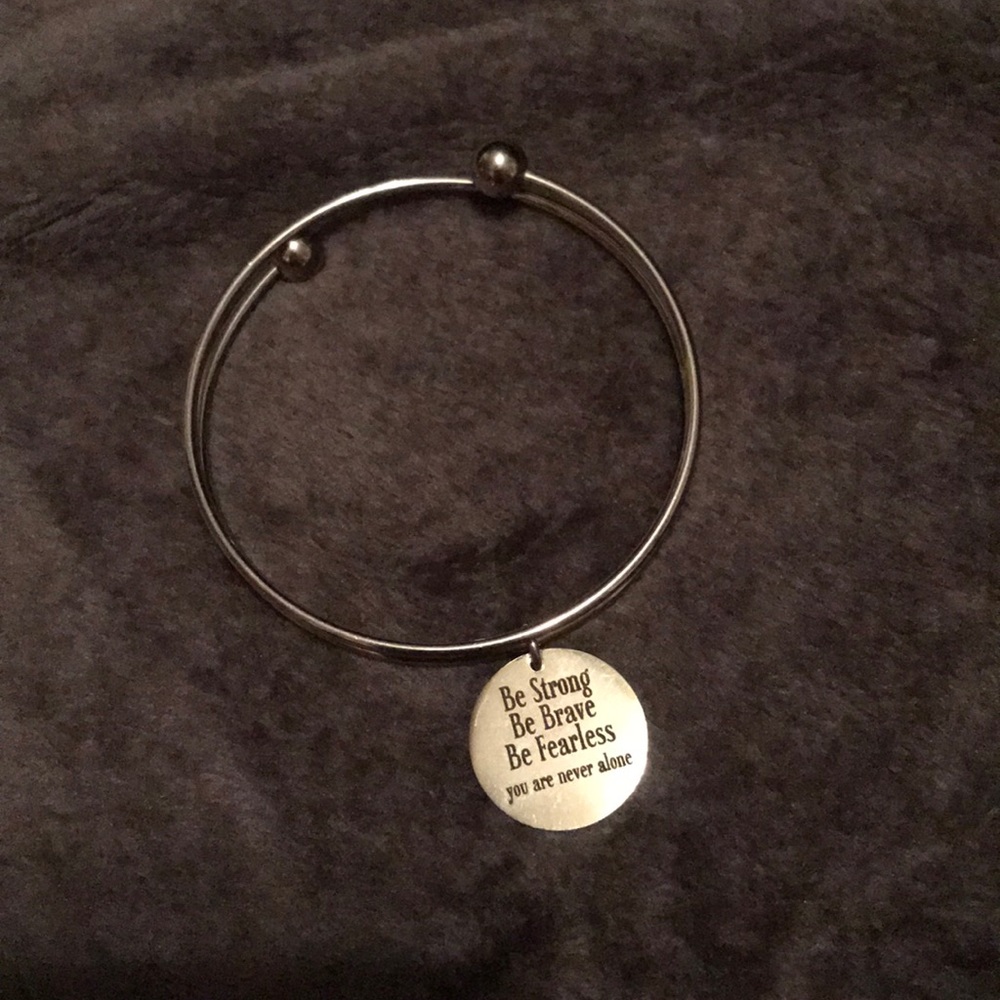 Silver Quote Bracelet
